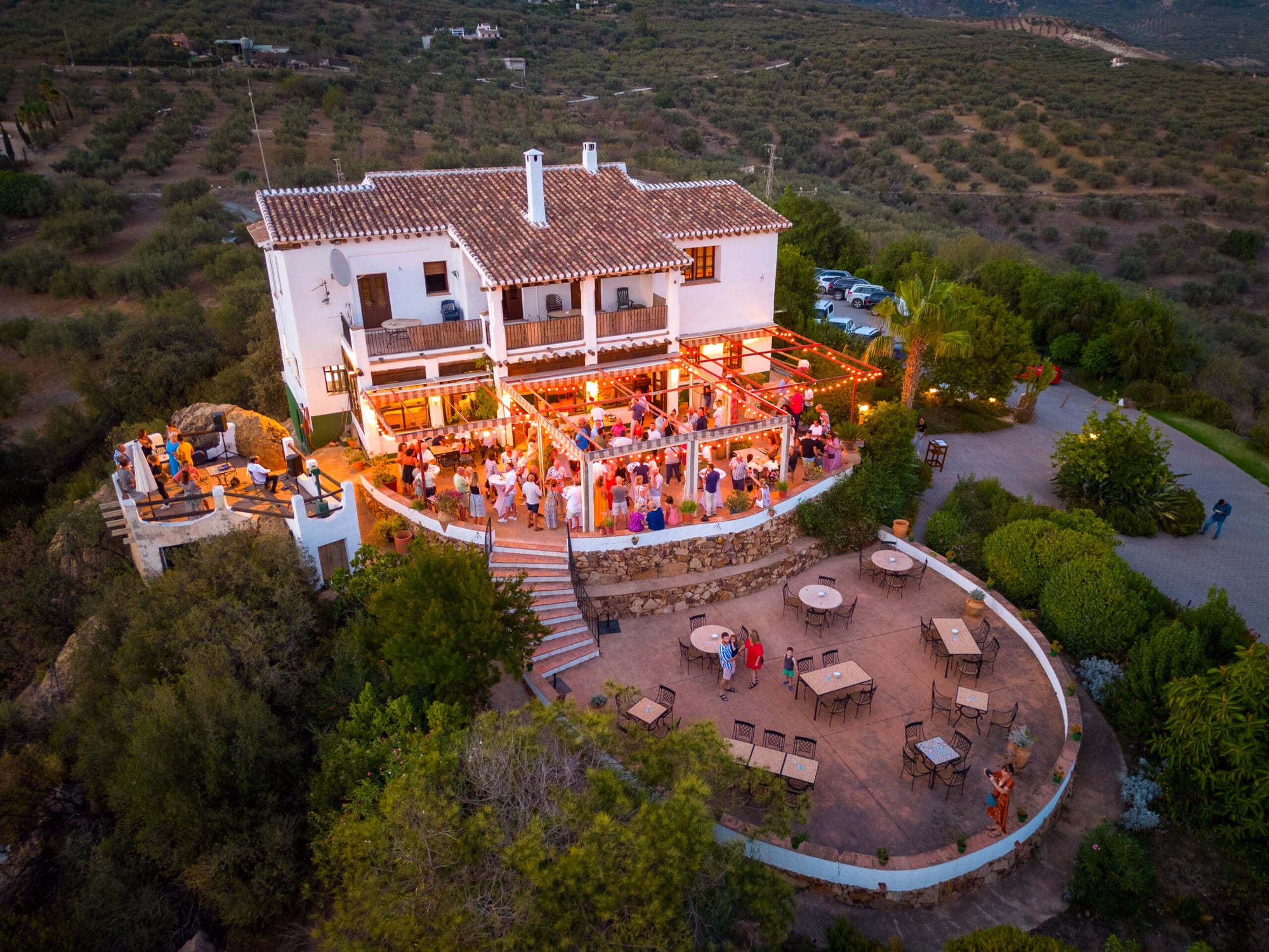 Photograph of a wedding or event at Finca Cantueso